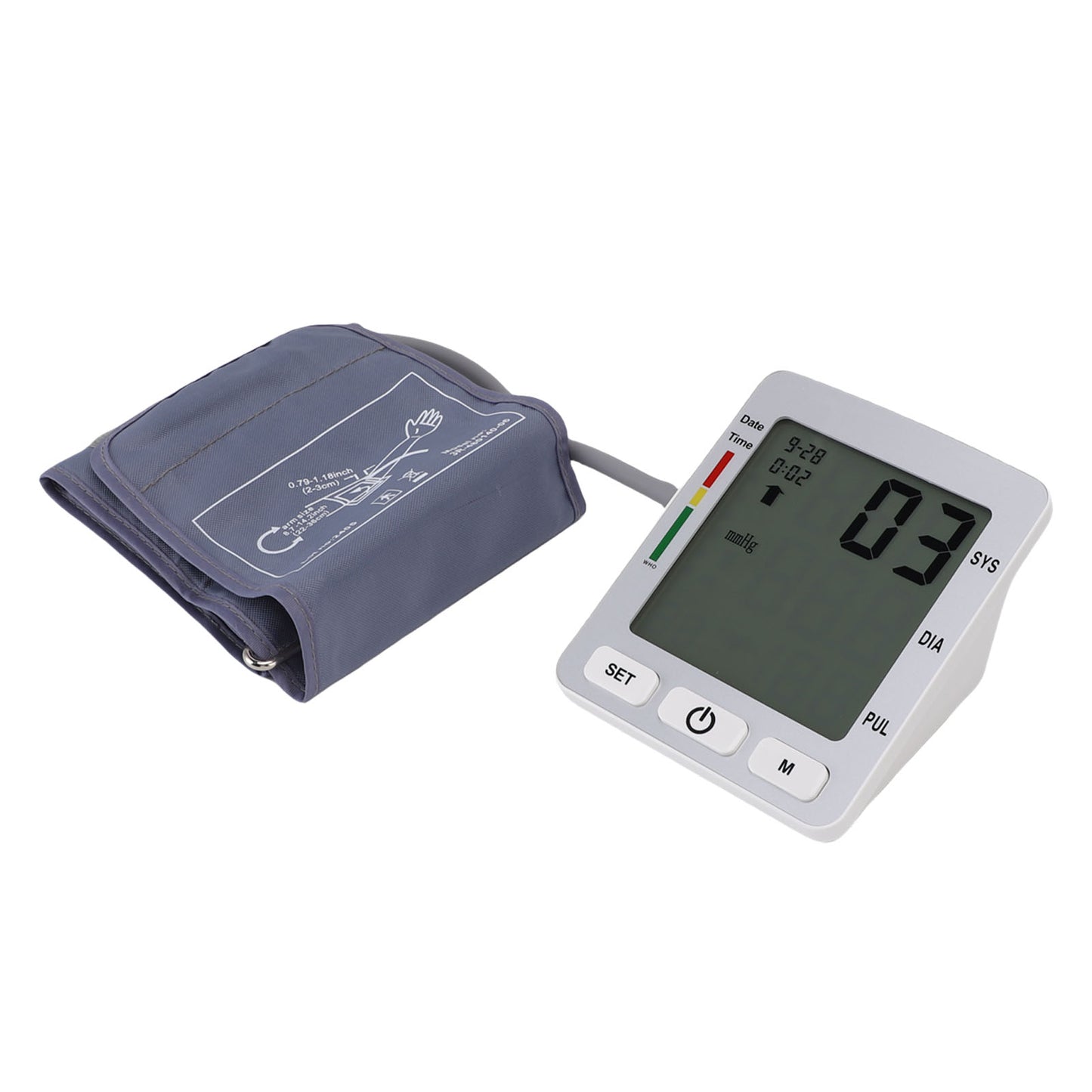 Arm BP Monitor With 8.66 - 14.17in Cuff 4.2in LCD Display 120 Reading