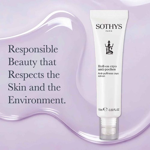 SOTHYS Anti-Puffiness Cryo Roll-On| Eye Roller Gel for Dark Circles, Puffy Eyes | Firming Undereye Care for Women