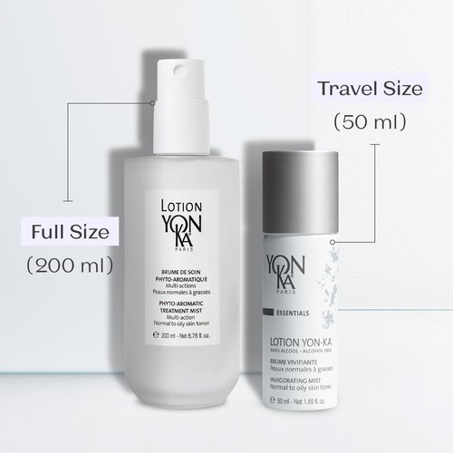 Yon-Ka Lotion PNG Hydrating Face Toner for Oily & Normal Skin | Daily Purifying Mist with Travel Sized PNG Hydrating Face Toner with Essential Oils | Set of 2, 6.76 fl oz and 1.69 fl oz
