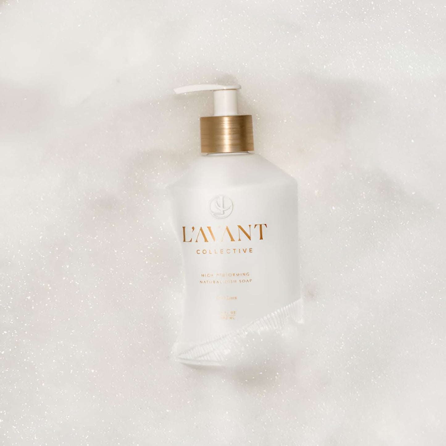 L'AVANT Collective Dish & Hand Soap Duo Fresh Linen | High Performing Formula Luxurious Ingredients for Soft & Smooth Hands & Dishes | 2 Reusable Glass Bottles Kitchen Accessories Home Decor Gifts