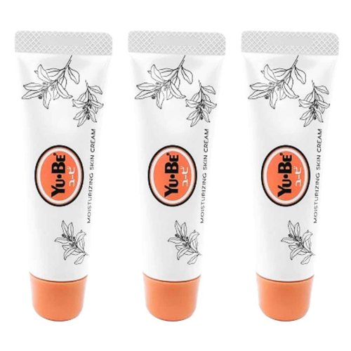 Yu-Be Moisturizing Skin Cream (Trio) - Hydrating Cream for Night & Day | Relieving Moisturizer for Dry Skin | Safe for Face & Body | Softens Hands & Feet | Vegan | Paraben Free (1 fl oz/28mL x 3)