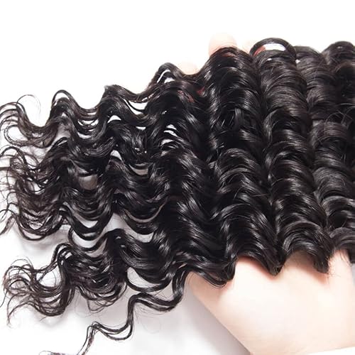 22 22 22 Inch Natura Black Color Water Wave Human Hair Bundles 8A Grade Unprocessed Brazilian Virgin Hair Wet And Wavy Bundles Human Hair Extensions