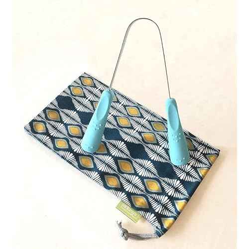 DrTung¡¯s Stainless Tongue Scraper - Tongue Cleaner for Adults, Kids, Helps Freshens Breath, Easy to Use Comfort Grip Handle, Comes with Fabric Travel Pouch - Stainless Steel Tongue Scrapers, (1 Count)