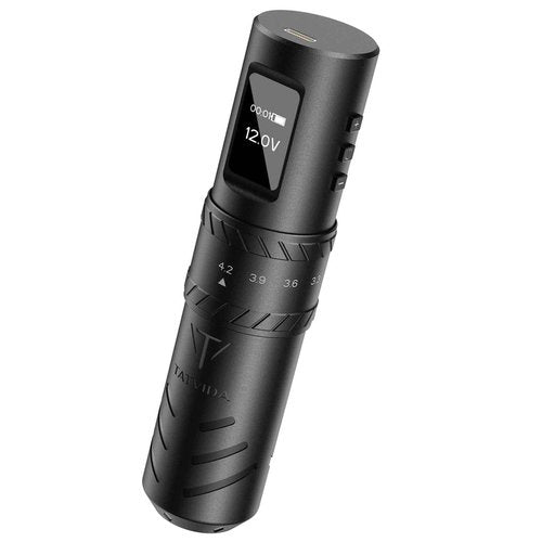 Tattoo Gun portable tattoo machine, 2400mAh Rotary Tattoo Machine with 7 stroke length Options, Pro Tattoo Guns with Motor Power reliable for all kinds of needles, ink (One Battery)