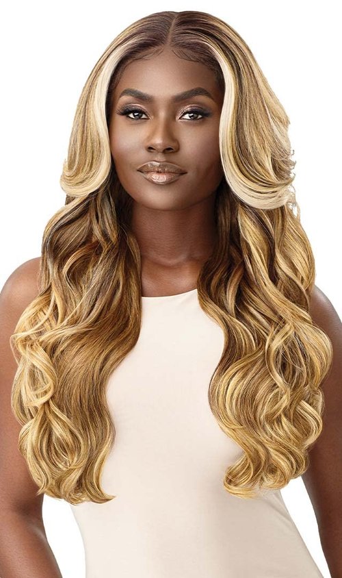 Outre Perfect Hairline Synthetic 13X6 HD Lace Front Wig - ETIENNE (Color:DRFF4/BTDTST)