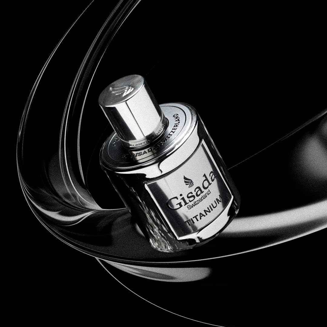 Gisada Switzerland - Titanium | Eau de Parfum for Men | 1.7 fl oz (50ml) | Spicy, Amber, Warm, and Woody Notes | Long-Lasting Scent | Perfume & Cologne