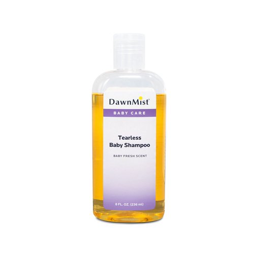 Dukal Dawn Mist Tearless Baby Shampoo with Dispensing Cap, 8 oz. Bottle (Pack of 48)