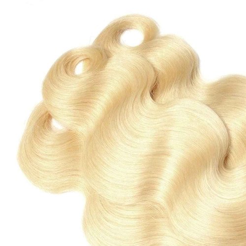 Habiliana Bundles Human Hair 24 26 28 Inch Body Wave Blonde 613 Human Hair Bundles 11A Unprocessed Brazilian Virgin Quick Weave Hair Extensions for Black Women