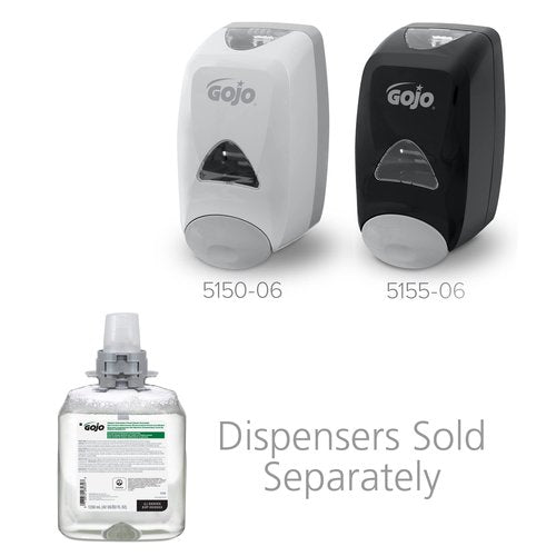 GOJO Green Certified Foam Hand Cleaner, Fragrance Free, 1250 mL Hand Soap Refill FMX-12 Push-Style Dispenser (Pack of 4) - 5165-04