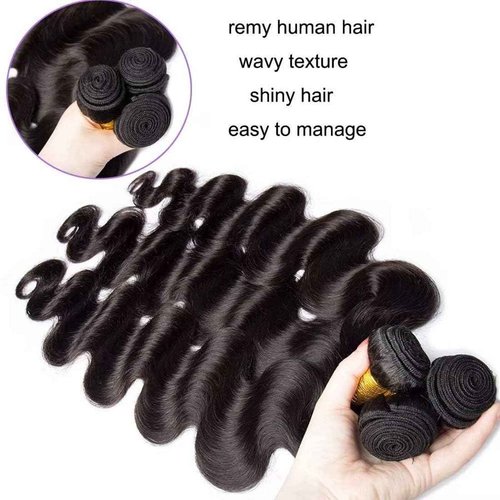 Condescension Human Hair Bundles 26 28 30 Inch Body Wave Human Hair Bundles Unprocessed Brazilian Virgin Quick Weave Hair for Black Women