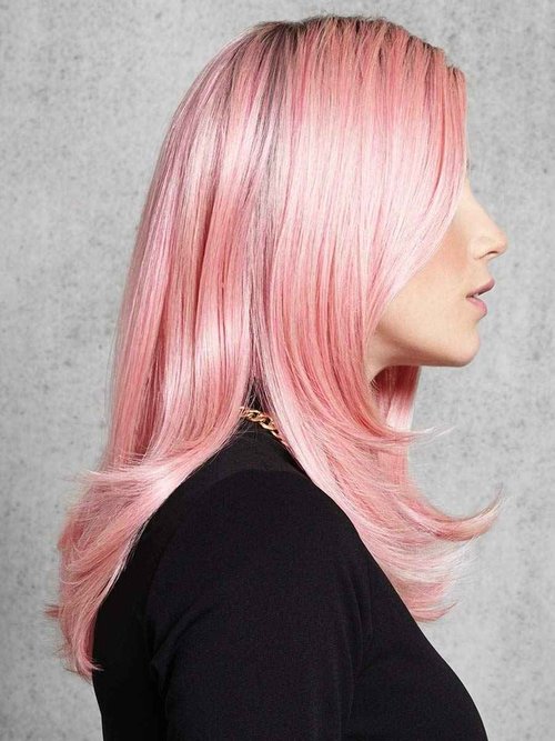 HairDo Pinky Promise Wig New Heat Friendly Fiber And Rooted Pink Color