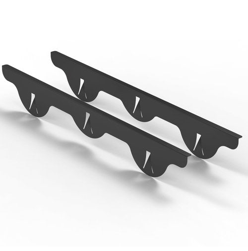 Linda’s Essentials Stove Gap Covers Stainless Steel (2 Pack), 316 Stainless Steel Stove Gap Covers Heat Resistant Oven Gap Filler Seals Spaces Between Stovetop and Counter (23.4 Inches, Black (Steel))
