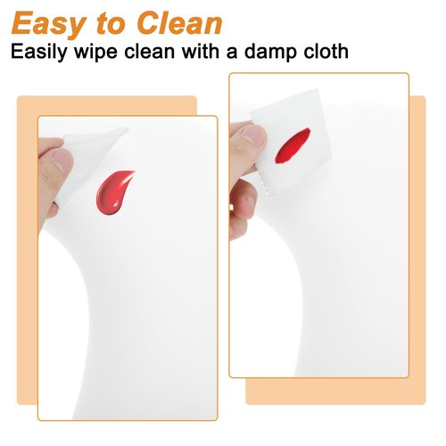 VOCOSTE Nail Arm Rest with Mobile Phone Holder, Manicure Hand Rest, Hand Rest for Nails Tech with Stable Base, White