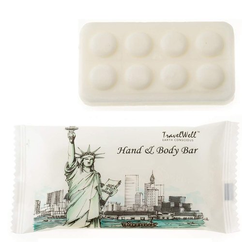 ECO Amenities Bar Soap Bulk - 300 Pack, 0.5 lb Rectangular Travel Size Soap Bars - Individually Wrapped for Hotels and Motels - Great for Vacation Rental and Airbnb Toiletries or Hygiene Kits Supplies