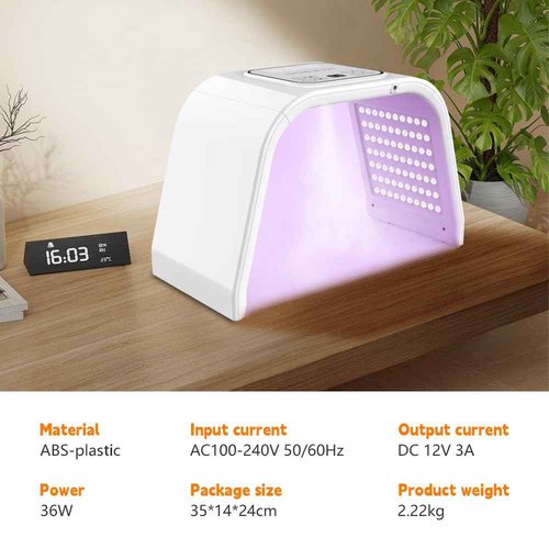 7 Color LED Light For Face Red Light Beauty Machine with Spray LED PDT Light Professional Facial Skin Care Machine For Home And Spa Use