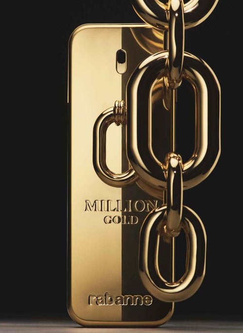 Paco Rabanne Million Gold Intense Eau De Parfum Spray for Men, 3.4 Ounce