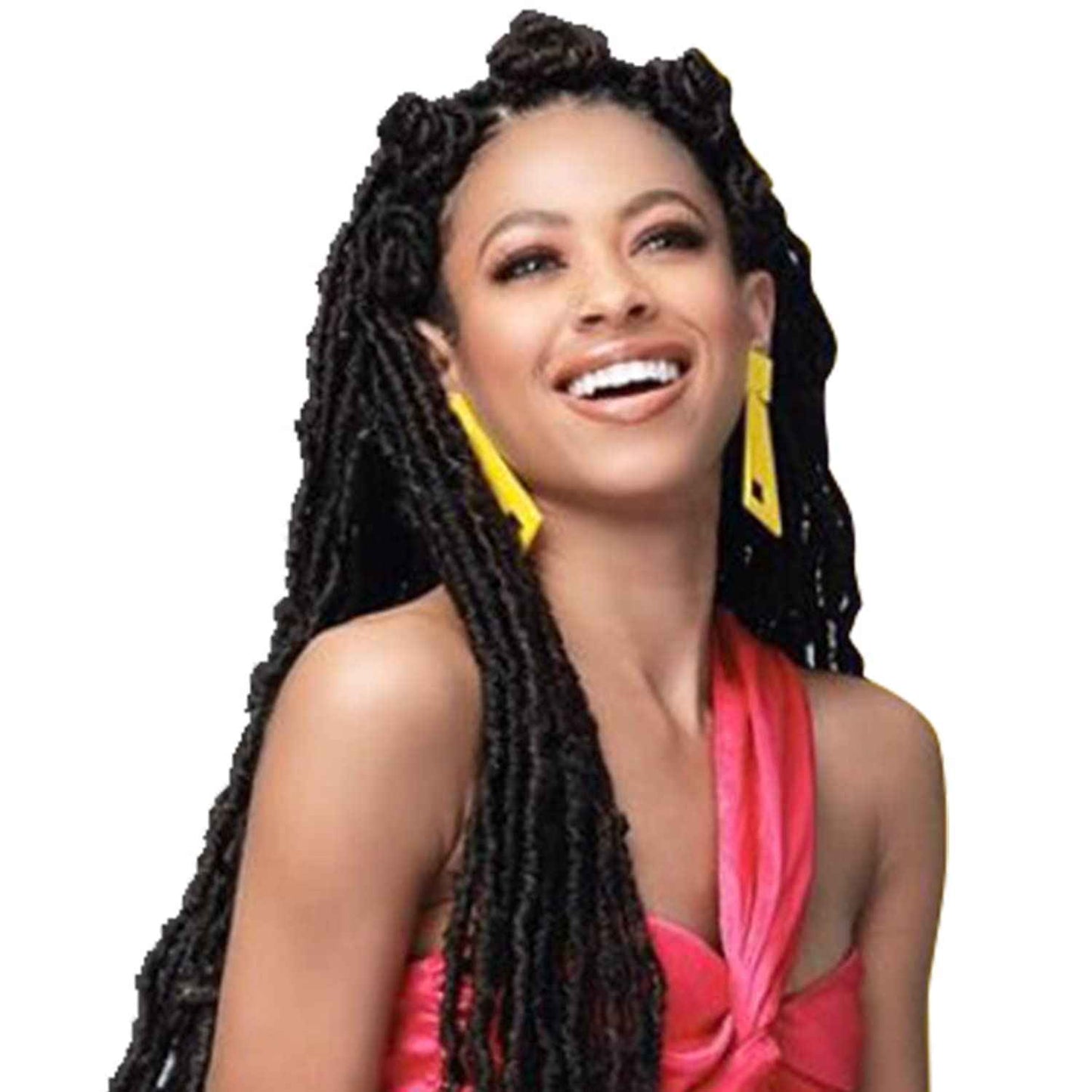 (6-PACK) Bobbi Boss Synthetic Hair Crochet Braids African Roots Braid Collection Nu Locs 24" (1)
