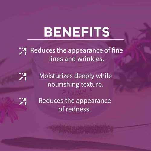 Alchimie Forever Kantic+ Nourishing Cream | Ultra-Nourishing Facial Cream with Jojoba, Vitamin E, European Blueberries and Grape Seeds | Reduces Redness and Deeply Moisturizes | 1.7 fl oz