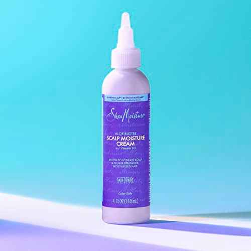 SheaMoisture Hair Cream Aloe Butter & Vitamin B3 With A Boost Of Hydration To Hydrate Scalp + Moisturized Hair 4oz