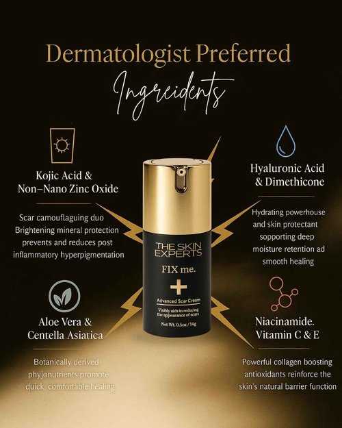 The Skin Experts- FIX ME - Advanced Scar Cream- Dermatologist developed by Dr. Alexander Dane