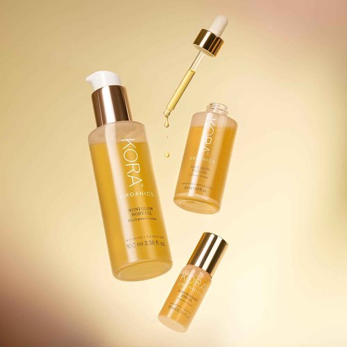 KORA Organics Noni Glow Hydrating Face Oil with Rosehip, Gua Sha Oil, Certified Organic, Cruelty Free, 1.01 fl oz - Beauty Products for Women