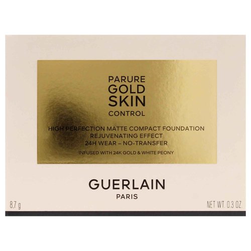 Parure Gold Skin Control Matte Compact Foundation - 2N Light Skin with Neutral Beige Undertones by Guerlain for Women - 0.3 oz Foundation
