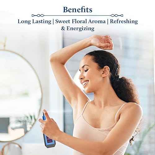 Blue Nectar Niraa Udupi Jasmine Body Mist for Long-Lasting Freshness and Relaxation (3.38 fl oz)