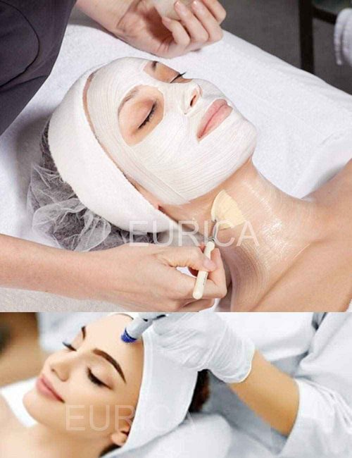 EUICAE Spa Headband Hair Towel Wrap - Non-Slip Stretchable Washable Makeup Facial Treatment and Sport Headband for Face Wash, Fits All (White 50pcs)