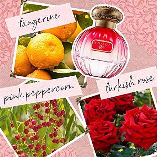 Tocca Women's Perfume, Gia Fragrance, 1.7oz (50 ml) - Warm Floral, Pink Peppercorn, Tangerine, Turkish Rose - Hand-Finished Bottle