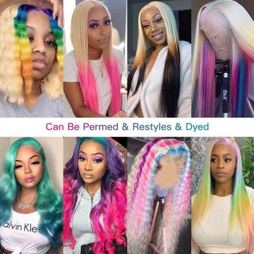 Lemoda Outlet Deals 613 13x5 Lace Front Wig Human Hair 200 Density Straight 613 Blonde Wig Human Hair Pre Plucked Natural Hairline 13x5 HD Transparent Lace Front Wigs for Women 20 inch