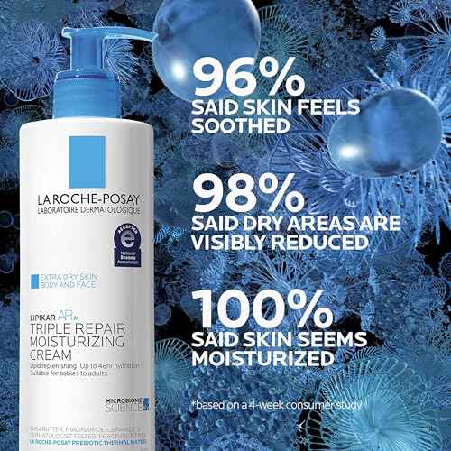 La Roche-Posay Lipikar AP+ Triple Repair Moisturizing Cream | Face & Body Lotion For Dry Skin | Shea Butter & Niacinamide Moisturizer | Gentle Face & Body Cream For Dry, Rough & Sensitive Skin