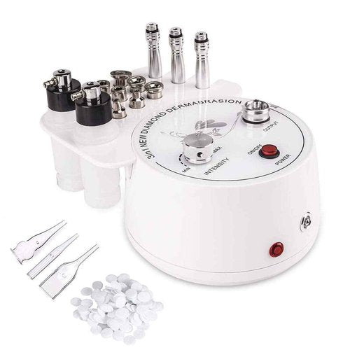 Diamond Microdermabrasion Machine, Yofuly 3 in 1 Professional Microdermabrasion Machine with Vacuum Glass Tube and Spray Bottle for Home Use Skin Care