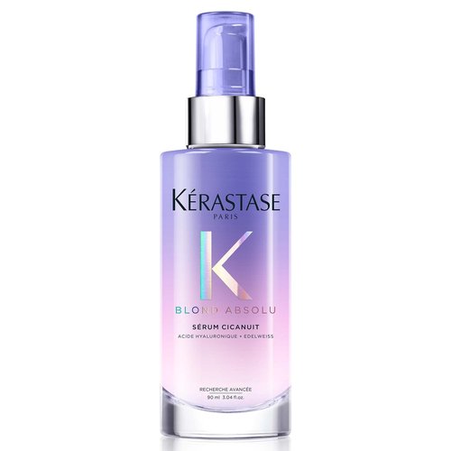 KERASTASE Blond Absolu Cicanut Serum - Overnight Hair Serum, Hydrates and Softens Color Treated Hair, With Hyaluronic Acid and Edelweiss Flower