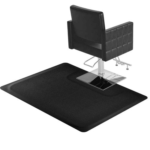 Salon Hairstylist Floor Mat Anti Fatigue for Stylist Standing 3' x 5', 5/8'' Thick Barber Floor Matt Square Base for Salon Styling Chair, Hair Cutting Hairdressing Beauty Equipment