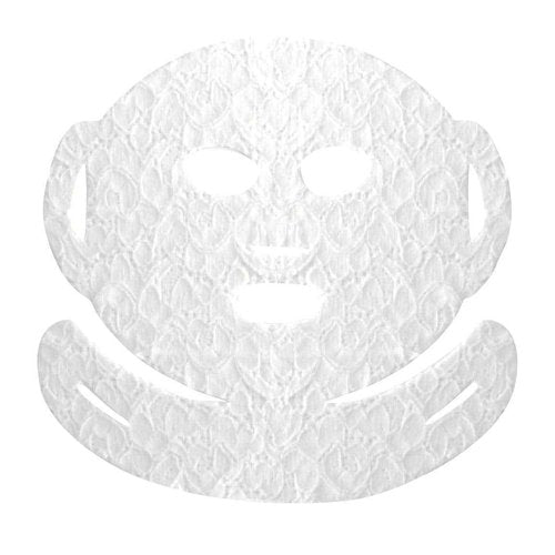 LACE YOUR FACE Patented Compression Facial Mask, AS SEEN ON SHARK TANK, Reusable Biodegradable Cotton Anti Aging Skin Care, Rejuvenating Collagen, 4 pack