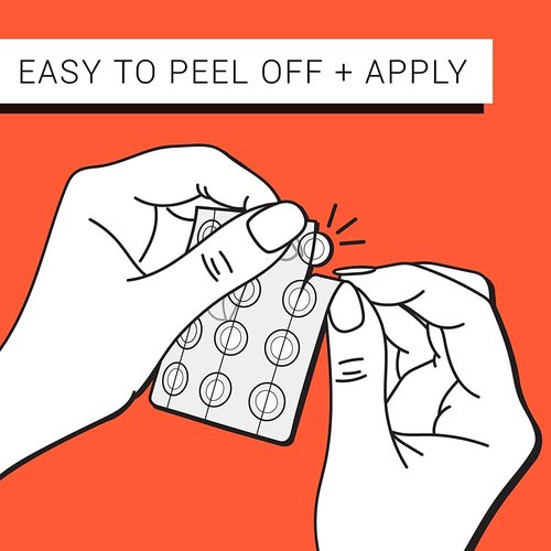 No Bad Stuff - All Day Healing Acne Patches, Hydrocolloid, Pimple Patches for All Skin Types, Invisible on All Skin Tones and Under Make Up, Waterproof Acne Spot Dots, 108 CT