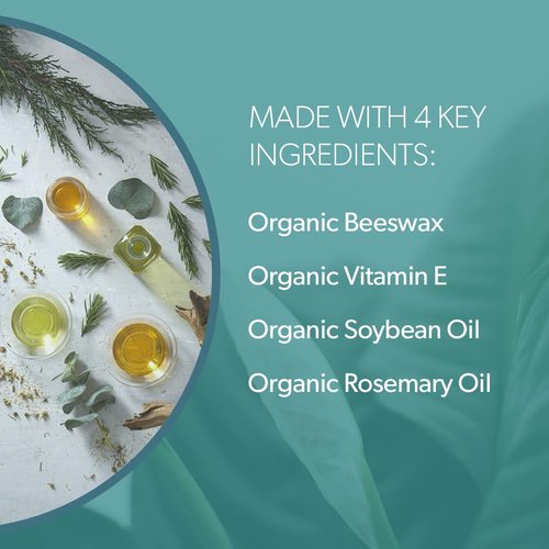 Waxelene Original Organic Multipurpose Ointment Lip Tube Pack of 5, Best Lip Balm Ever Baby Eczema Chapped Dry Sensitive Skin Body Hand Face Moisturizer