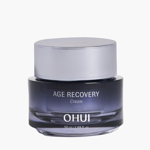 O HUI Age Recovery Cream | Korean Skin Care | Visibly improve the look of wrinkles, firmness and elasticity | Face Moisturizer | Korean Skin Care | Peptide, Glycerin, Shea Butter | Collagen Support