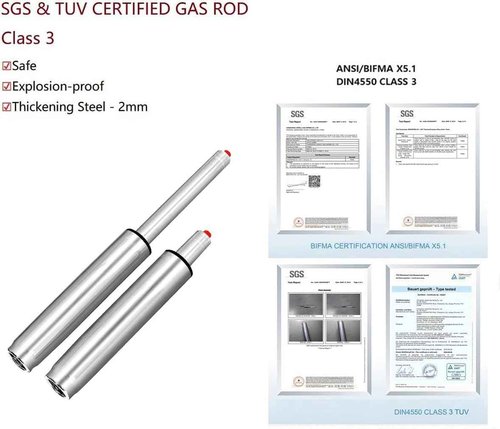 Salon Rolling Stools with Locking Wheels - Adjustable Swivel Stool Chair Heavy Duty 400 lbs Thick Cushion Hydraulic Shop Stool for Tattoo Facial Massage Kitchen Counter Salon Spa Medical Garage(Camel)