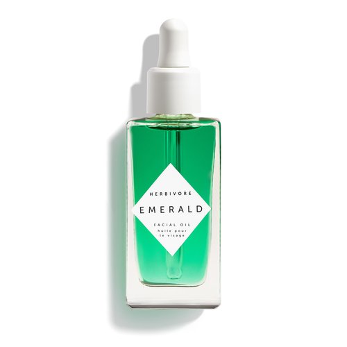 HERBIVORE Emerald Facial Oil | Hydrating, Glowing, Calming & Moisturizing Facial Oil with Ashwagandha & Squalane, Plant-based, Vegan, Non-Comedogenic, 50 mL / 1.7 oz