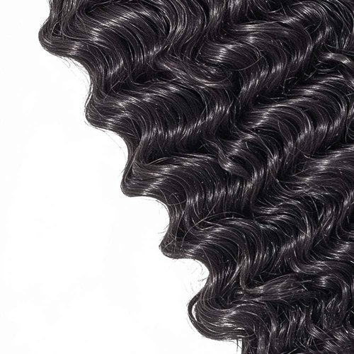 Human Hair Bundles Deep Color #1B Natural Black 3 Bundles 20 22 24 Inch Wet and Wavy Unprocessed Native Virgin Raw Trippy Hair Extensions Quick Weave Double Weft for Black Woman
