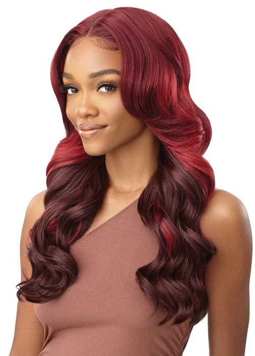 Outre Lace Front Wig - Colorbomb - YAVANNA (425/PEEKA RED99J)