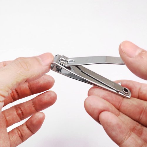 Individually Wrapped Nail Clippers Stainless Steel Fingernail Clippers Bulk, Sturdy Toenail Clippers Thick Nail Tip Cutter Trimmer for Homeless/Men and Women/Hotel 6.8cm X 1.2cm (Set of 200)