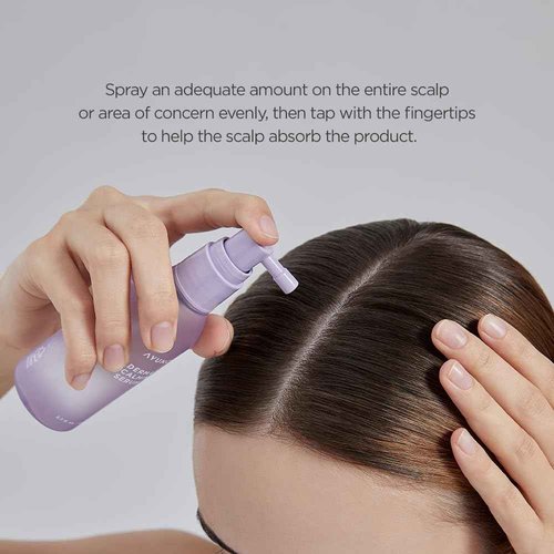 AYUNCHE Derma Calming Hair Serum 2.7 fl oz (80ml) [For Dry & Weakened Scalp] | Moisturizing and Soothing | Cica Hair Care | Vegan | Korean Salon Brand