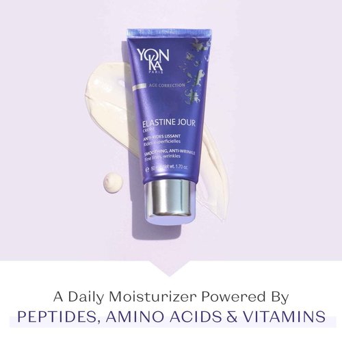 Yonka Elastine Jour Anti-Wrinkle Day Cream | Anti Aging Facial Moisturizer and Eye Cream | Soften Fine Lines and Wrinkles with Vitamin C and Elastin Peptides | Paraben-Free | 1.70 oz