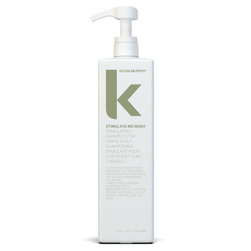 KEVIN.MURPHY STIMULATE-ME.WASH - Clarifying Shampoo for Hair & Scalp - For All Types - Stimulates Hair - Strengthening - Cruelty Free Shampoo - 1 L / 33.8 fl oz