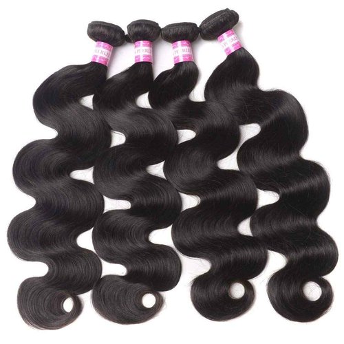 Odir Body Wave Human Hair Bundles with 4X4 Lace Closure 20 22 24 26+18 Inch Unprocessed 10A Brazilian Body Wave Hair 4 Bundles with Clsoure Natural Color
