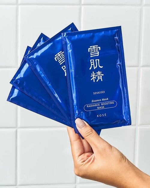 SEKKISEI Kose Radiance Boosting Mask, 6 sheets