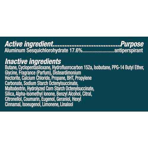 Degree Men Antiperspirant Deodorant Dry Spray Cool Rush 12 Count 72-Hour Sweat and Odor Protection Deodorant for Men With Body Heat Activated Technology 3.8 oz