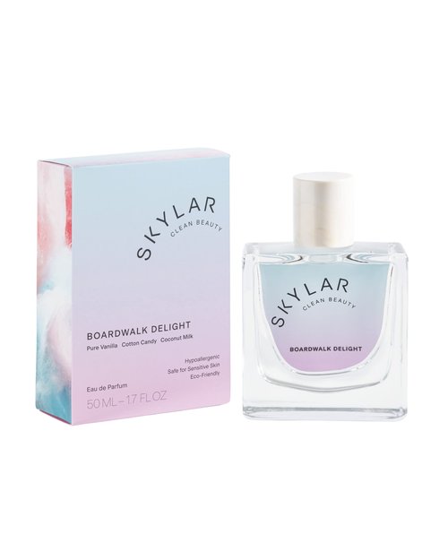 Skylar Boardwalk Delight Eau de Parfum - Hypoallergenic & Clean Perfume for Women & Men, Vegan & Safe for Sensitive Skin - Notes of Cotton Candy, Vanilla & Coconut Milk - 50mL /1.7 Fl oz